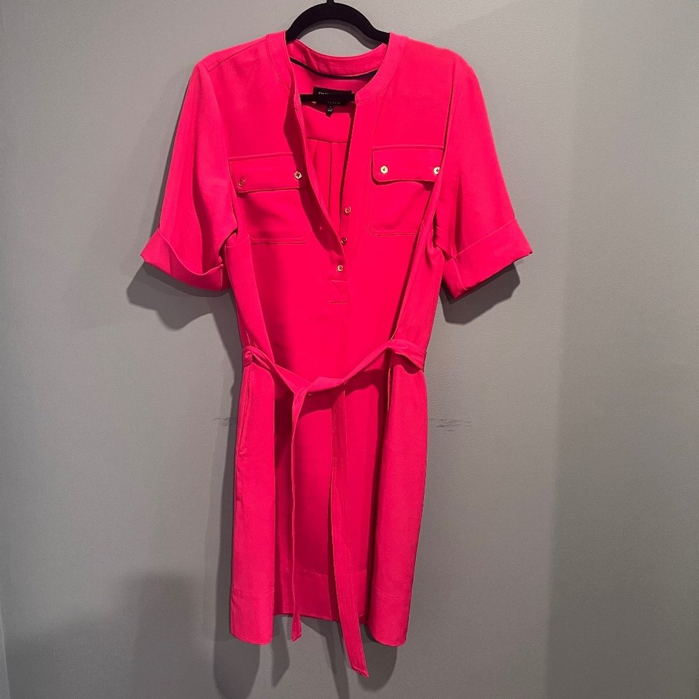 Jones New York Pink Shirt Dress